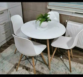 میز صندلی ناهارخوری 4 نفره فایبرگلاس