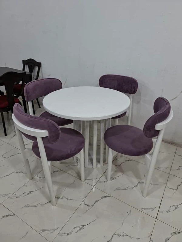 میز و صندلی ناهارخوری چهارنفره نوبل