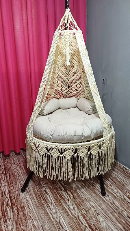 تاب ریلکسی مکرومه بافی دو نفره (ویژه)
