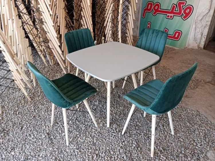 میز و صندلی ناهارخوری چهار نفره السا